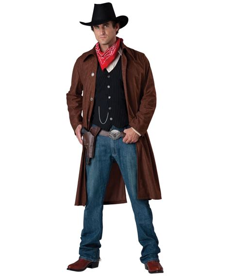 Adult Gritty Gunslinger Costume Men Cowboy Costume