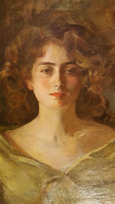 Julia Amb Escot 1908 Ramon Casas Portrait Artist Portrait Painting