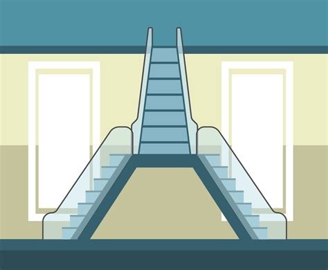 Stair Illustration Vector Vector Art And Graphics