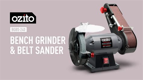 Ozito 150mm Bench Grinder And Belt Sander Product Video Youtube