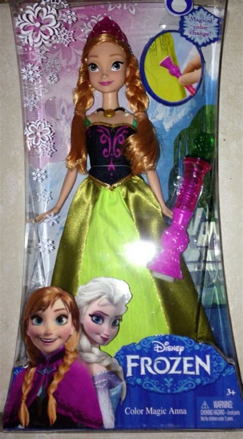 The Frozen Princess Doll Is In Its Packaging