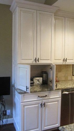 Is there a way to do this in chief architect? Appliance garage at end of cabinet run | Kitchen appliance ...