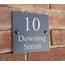 Natural Slate House Door Gate Number Sign Plaque Any Name 1  9999 EBay