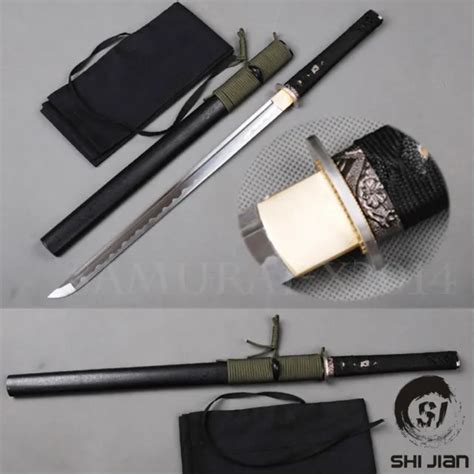 Handmade Sharp Wakizashi Ninjato Japanese Samurai Ninja Sword Carbon