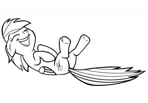 Top 55 my little pony coloring pages your toddler will. Gambar Mewarnai Rainbow Dash Untuk Anak PAUD dan TK