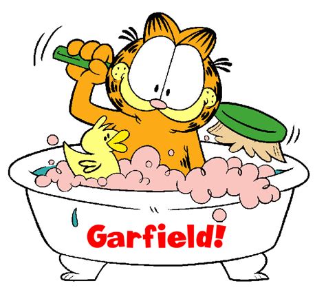 Rubber Duckie, I Love You~♥ | Garfield comics, Garfield and odie, Garfield