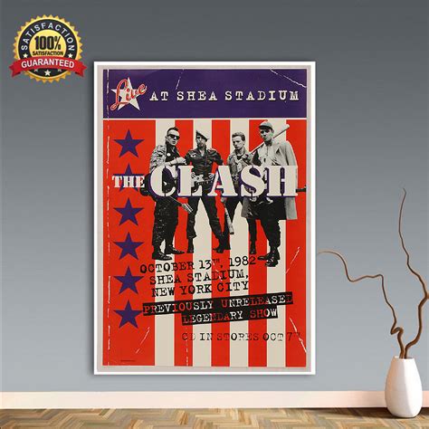 Vintage The Clash Poster The Clash Band Art Print No Frame Joe