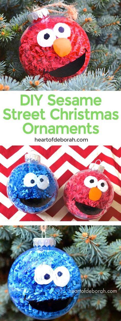 Easy Diy Sesame Street Ornaments Even Kids Can Craft Them Sesame