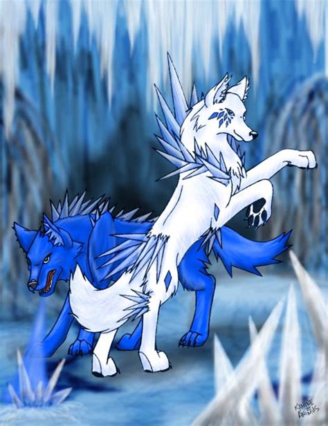 Ice Wolves By Kanineanimus On Deviantart