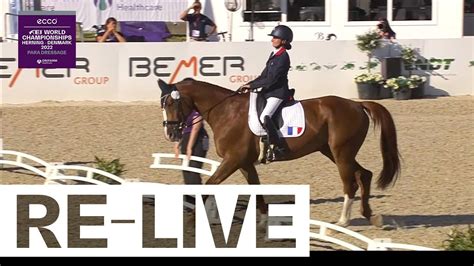 Re Live Team Grade I Para Dressage Ecco Fei World Championships