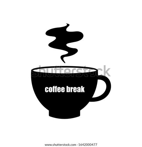 Illustration Coffee Break Time Concept Stock Vector Royalty Free