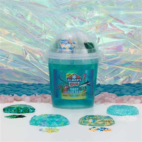 Elmers Gue Deep Gue Sea Premade Slime With Mix Ins In 2022 Blue
