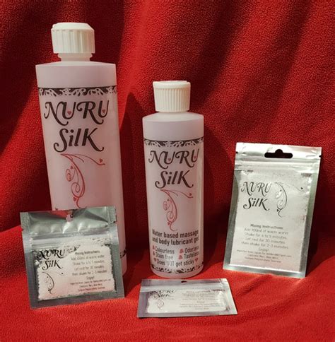 nuru massage gel and powder