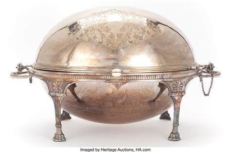 An Atkin Brothers Silver Plated Covered Server Circa 1855 Marks