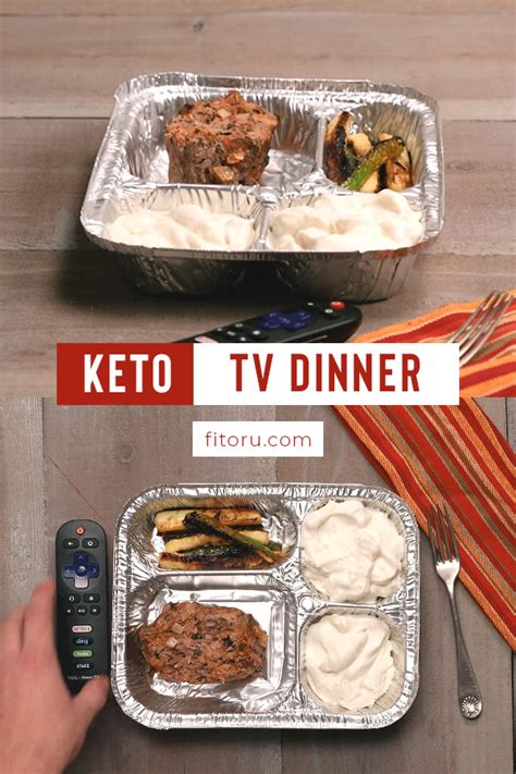 It's amazing what you can do with a food processor, a head of cauliflower, and some cheese. Keto TV Dinner - Fitoru