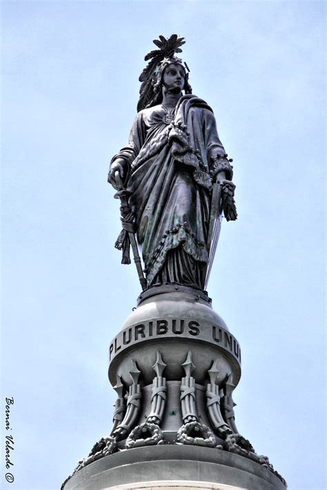The Bronze Statue Of Freedom On Top Of The Capitol Buildin Flickr