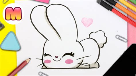 Como Dibujar Conejos Enamorados Kawaii Paso A Paso Dibujos Kawaii