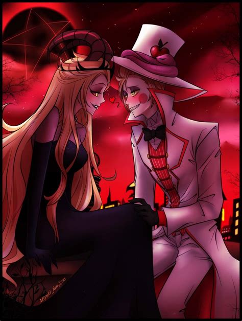 Lilith And Lucifer By Miyuki Fanarts On Deviantart Lucifer Hotel Art