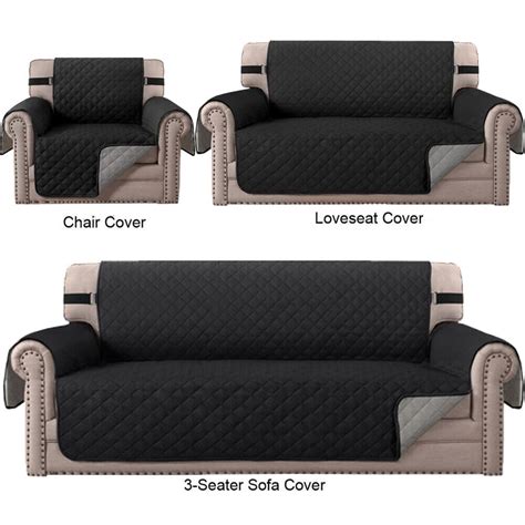 Topchances Reversible Quilted Sofa Cover Waterproof Furniture Pet