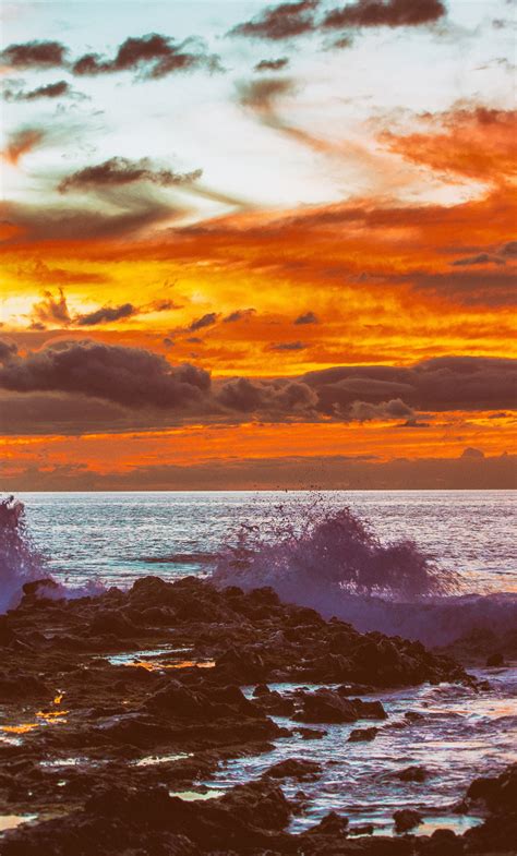 1280x2120 Hawaii Sunset 5k Iphone 6 Hd 4k Wallpapers Images