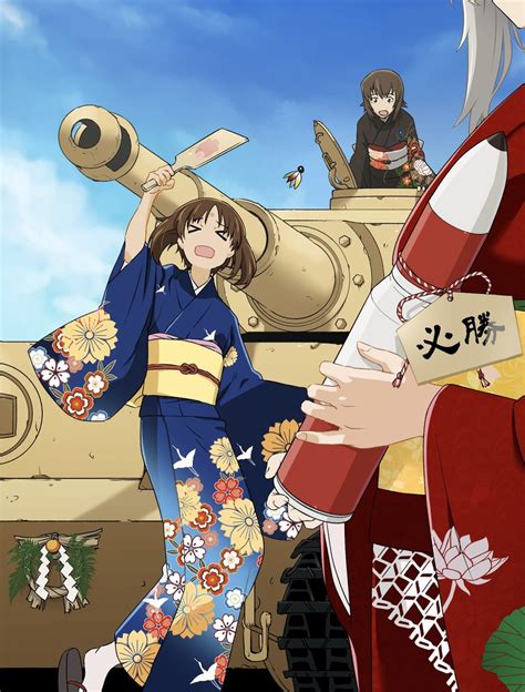 Nishizumi Miho Nishizumi Maho And Itsumi Erika Girls Und Panzer