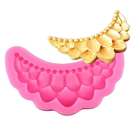 Molde De Silicone Babado Para Biscuit E Confeitaria Elo7