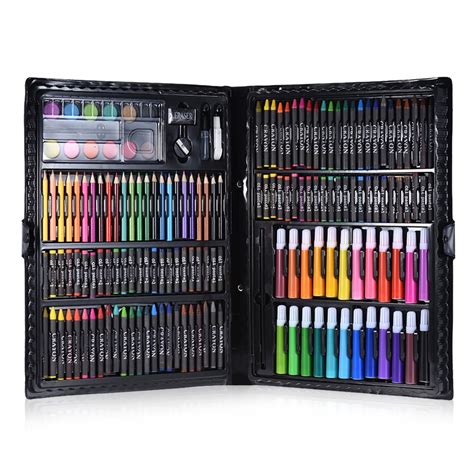 168pcs Drawing Pen Art Set Kit Painting Sketching Color Pencils Crayon