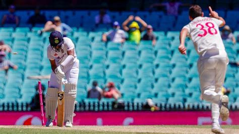 India Ind Vs Australia Aus 3rd Test Day 5 India Secure Heroic Draw