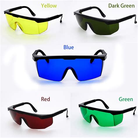 5 Colors Laser Safety Glasses Welding Goggles Sunglasses Green Yellow Eye Protection Working