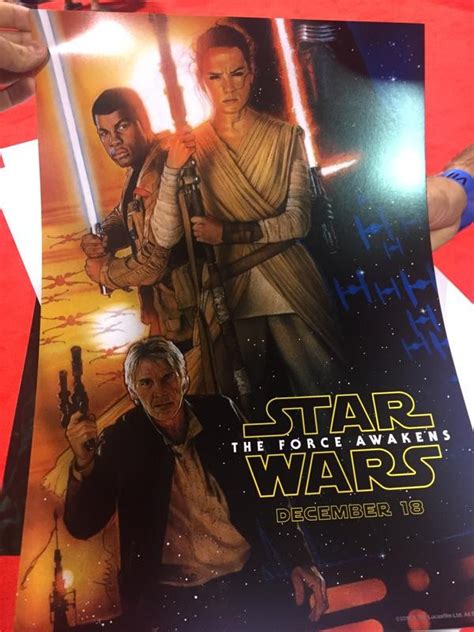 Behold The Drew Struzan D23 Exclusive Star Wars The Force Awakens Poster