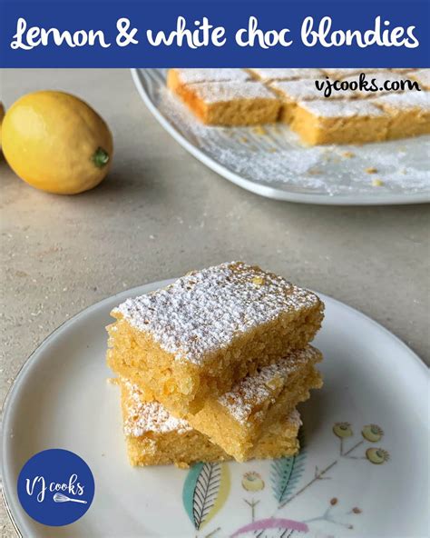 You Can Serve Large Slices Of Warm Lemon Blondie With A Scoop Of Ice
