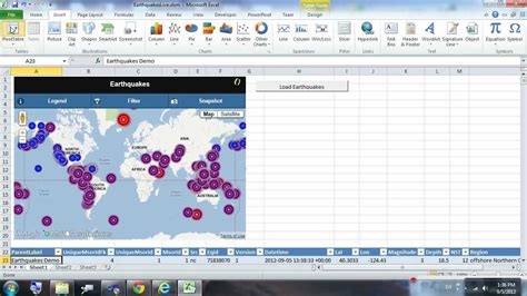 Using Maps With Microsoft Excel Youtube
