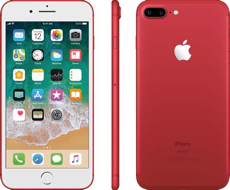 おりません Apple Apple store IPhone 7 Plus Red 256gb の通販 by lauma s shop