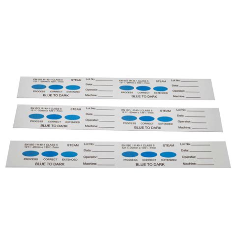 Dental Supplies Class 5 Indicator Strip Tape Biological Indicators For Chemical Steam Indicator