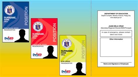 Official Id For Deped Employees Based On Deped Order No S