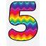 Rainbow Number 5 Clipart  Free Transparent ClipartKey