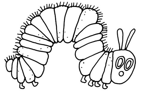 Hungry Caterpillar Coloring Pages Very Hungry Caterpillar Coloring Page