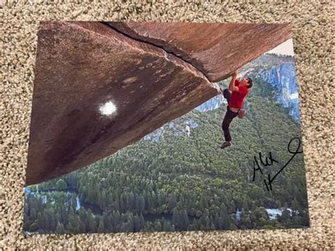 Alex Honnold Signed 8x10 Photo Rock Climber Espn The Body Magazine