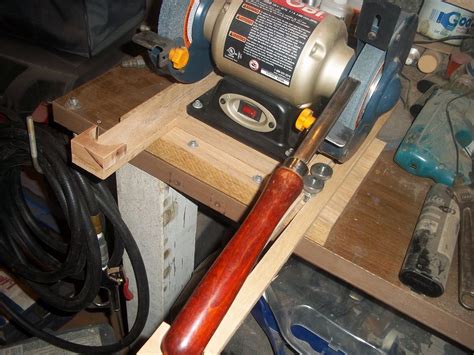 Homemade Sharpening Jig For My Lathe Tools Lathe Tools Homemade Lathe Wood Turning