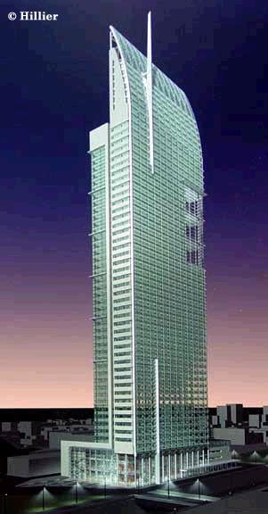 A Look At An Unbuilt 50 Story Tower Once Proposed At 1739 Vine Street