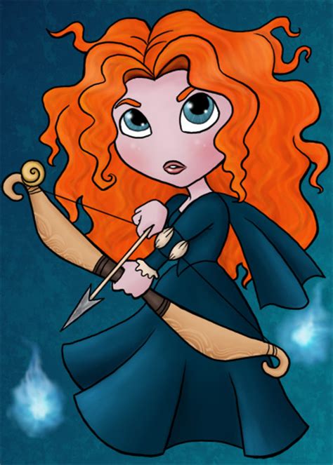 Merida Chibi Aceo By Nikkiwardart On Deviantart