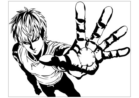 One Punch Man To Print One Punch Man Kids Coloring Pages