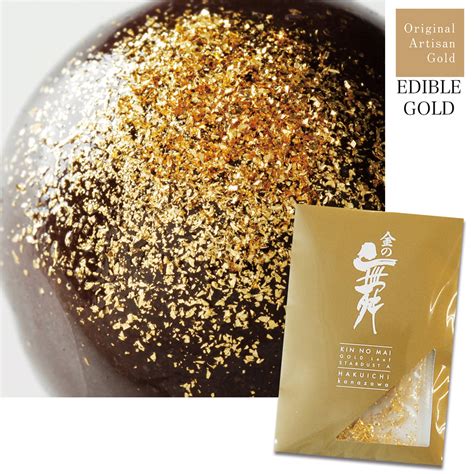 Edible Artisan Gold Leaf Stardust Sweets Drinks Baking Desserts