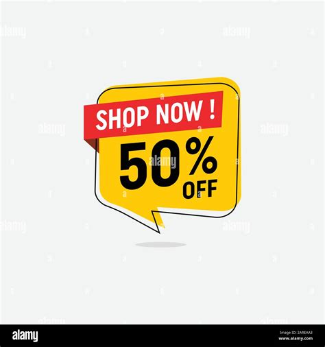 50 Percent Discount Sales Vector Badges For Labels Percent Sale Label