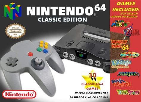 Después de arrollar el año pasado con su nes mini , acaba de anunciar que este año tendremos una nueva consola retro en las tiendas. ¿Creen que los juegos cancelados del Nintendo 64 y el 64DD ...