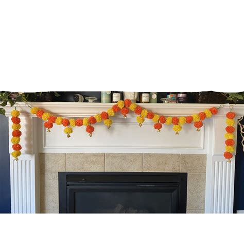 buy 4 5 feet marigold garland toran indian wedding decoration backdrop diwali