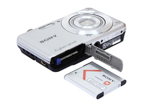 refurbished sony cyber shot dsc w710 sc silver 16 1mp digital camera