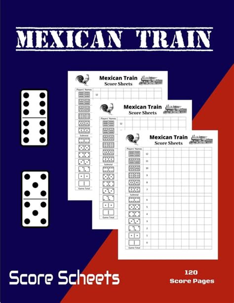 Printable Mexican Train Score Sheet