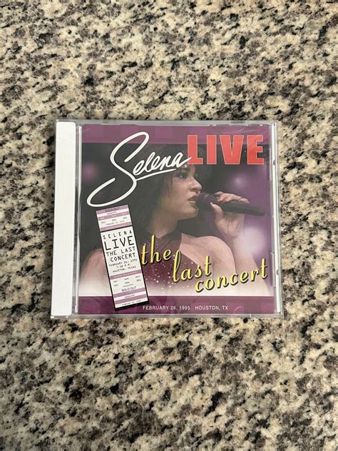 Brand New Sealed Selena Live The Last Concert Cd Feb 26 1995 Houston