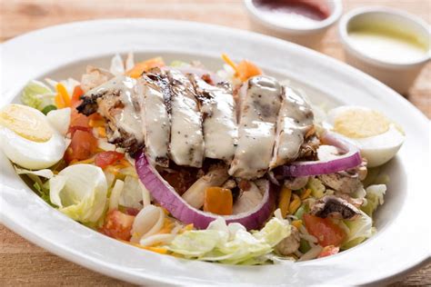 Mesquite Grilled Chicken Salad From Logans Roadhouse Secretmenus